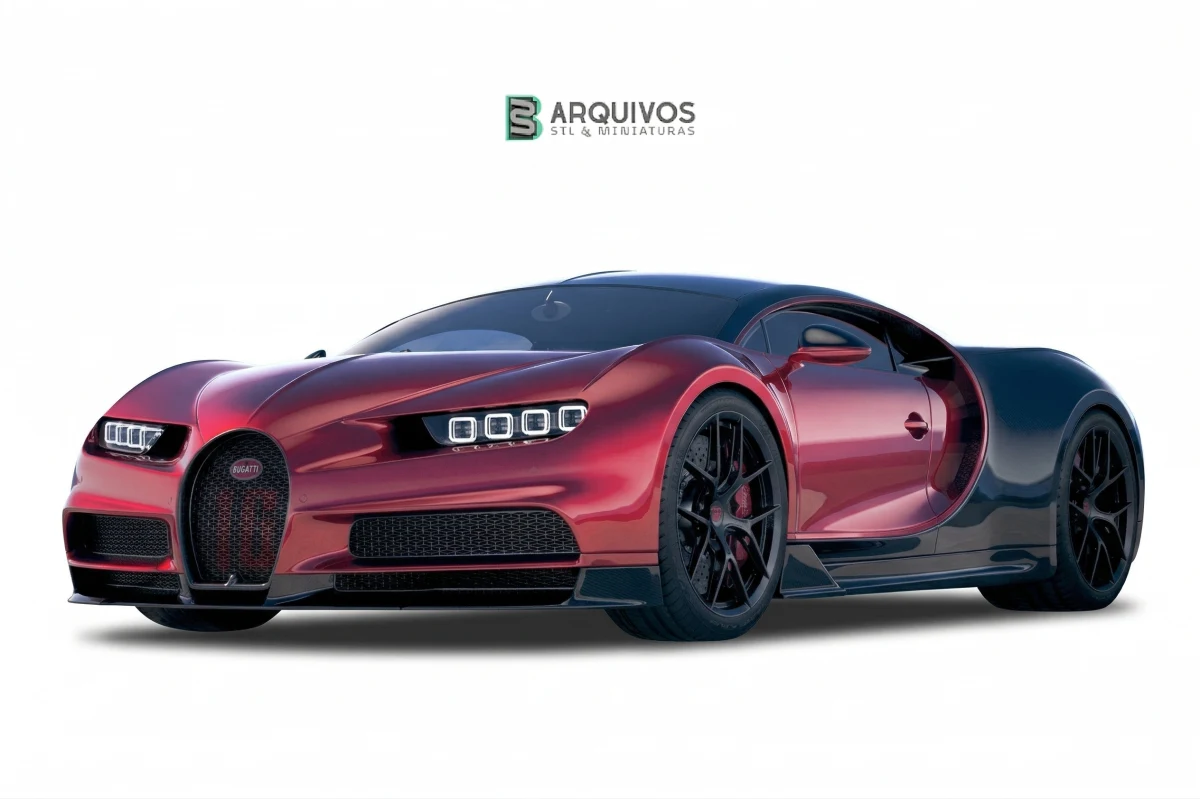 Modelo 3D STL - Bugatti Chiron Sport 2019 — foto 4
